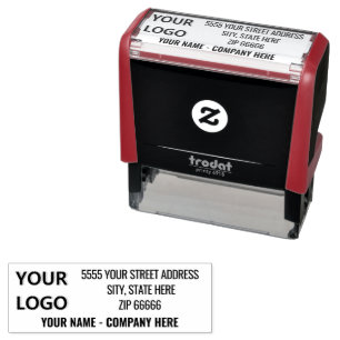 Personalized Address Self-inking Stamp Template