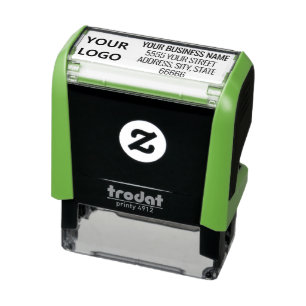 Personalized Address Stamp with Logo