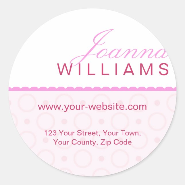 Personalized Address Stickers (Front)