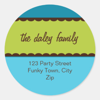 PERSONALIZED ADDRESS STICKERS :: circus 1