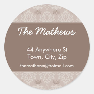 PERSONALIZED ADDRESS STICKERS :: pretty 4