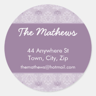 PERSONALIZED ADDRESS STICKERS :: pretty 5