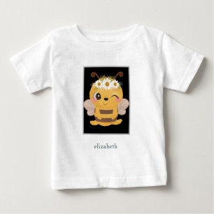 Personalized Adorable Baby Bee T-Shirt