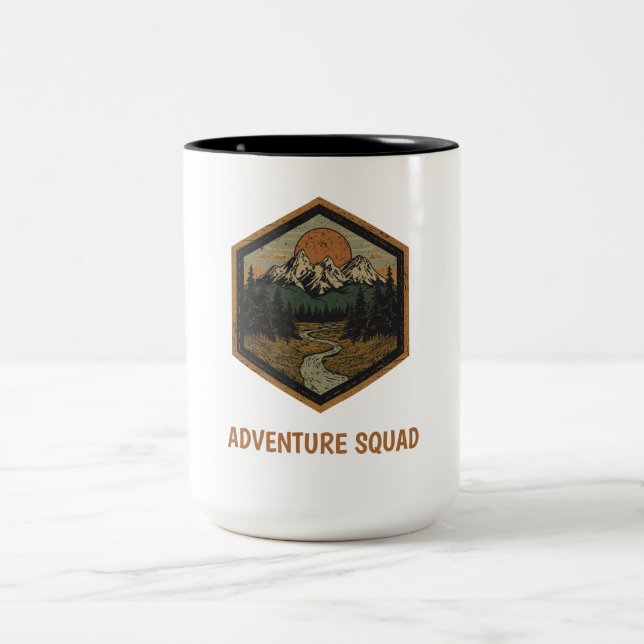 Personalized Adventure Squad Camping Mug (Center)