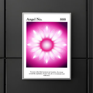 Personalized Aesthetic Aura Angel Number Posters