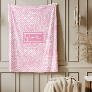 Personalized Aesthetic Blanket Chic Pastel Design