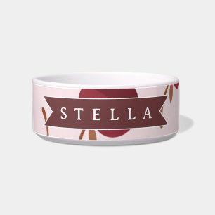 Personalized Aesthetic Cherry Pattern Name Gift Bowl