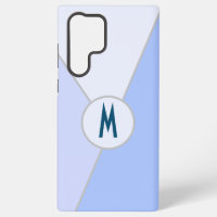 Personalized Aesthetic Pastel Blue Monogram