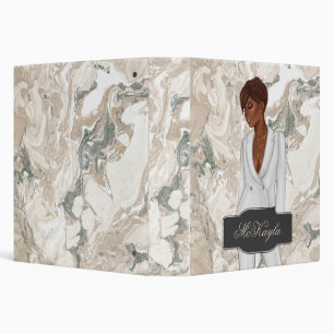 Personalized African-American CEO Boss Woman Binder