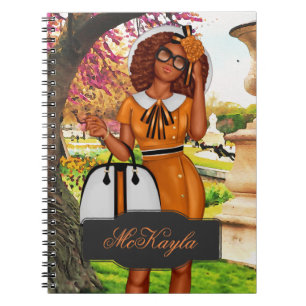 Personalized African-American CEO Boss Woman Noteb Notebook