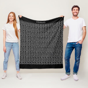 Personalized, African art, Ethnic pattern Fleece Blanket