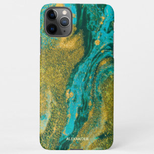 Personalized Agate Handwritten Name Trendy Modern iPhone 11Pro Max Case