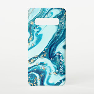 Personalized Agate Handwritten Name Trendy Modern Samsung Galaxy Case