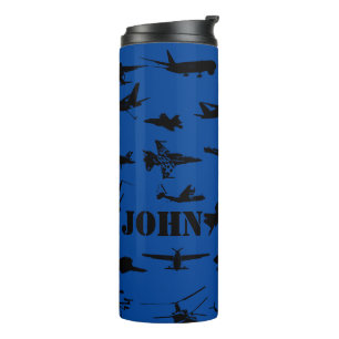 Personalized Aircrafts Thermal Tumbler