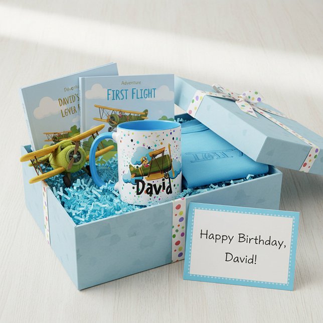 Personalized airplane coffee mug (Creator Uploaded)