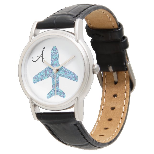 Personalized Airplane  Watch (Angled)
