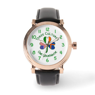 Personalized Åland Islands Shamrock Men’s Watch