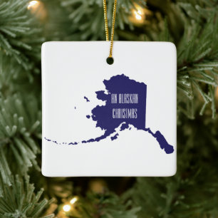 Personalized Alaska Ornament