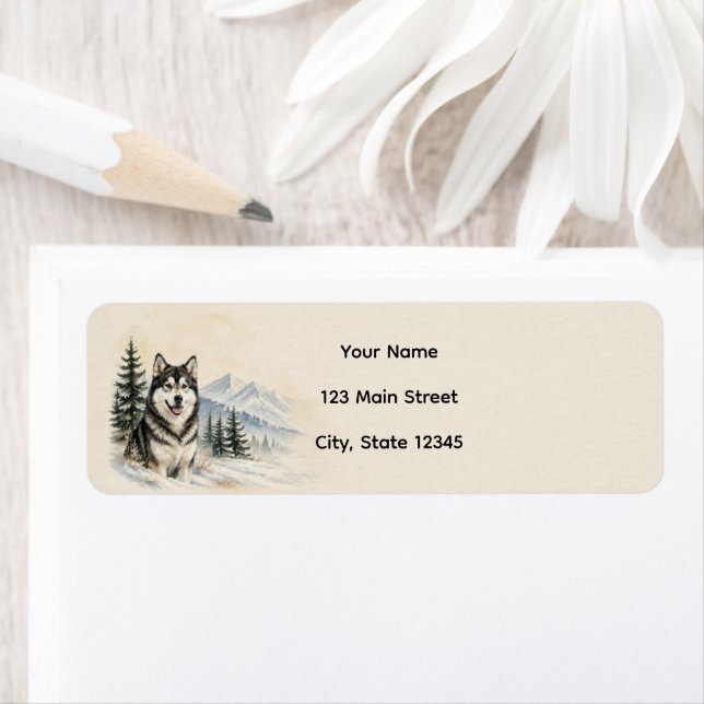 Personalized Alaskan Malamute  (Insitu)