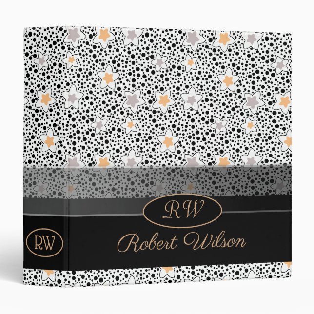 Personalized album, for boss, classic, elegant binder (Front/Spine)