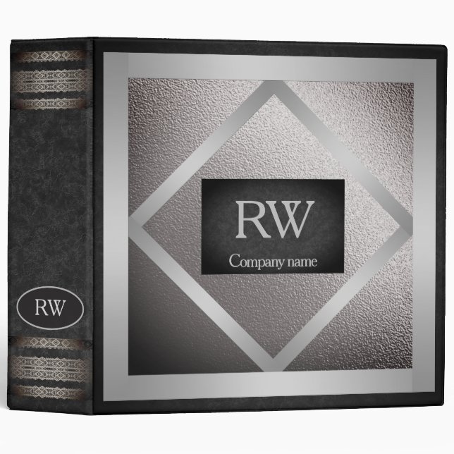 Personalized album for the boss binder (Front/Spine)