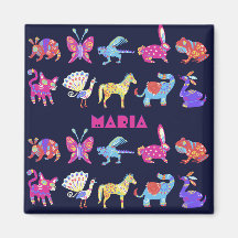 Personalized Alebrije Mexican Animals Folk Art