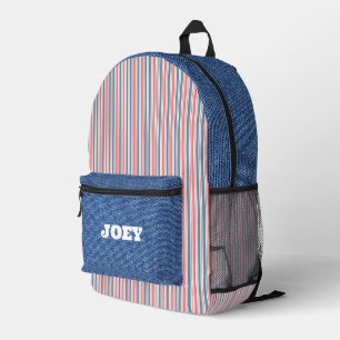 Personalized All-American  Printed Backpack