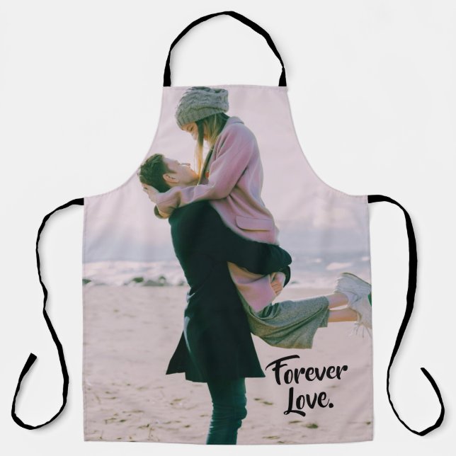 Personalized all over photo print T-Shirt Apron (Front)