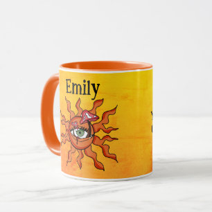 Personalized All Sun-Seeing Mushroom Rays Mug