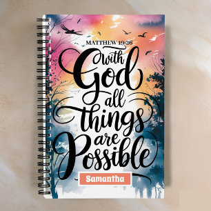 Personalized All Things Are Possible Journal