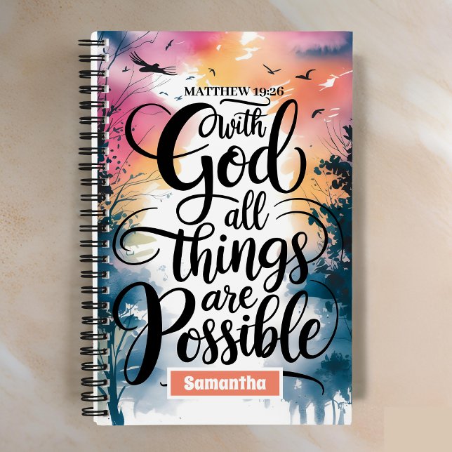 Personalized All Things Are Possible Journal (Creator Uploaded)