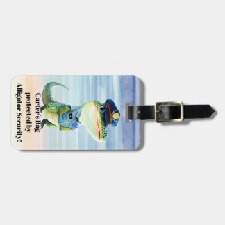 Personalized Alligator Security Luggage Tag