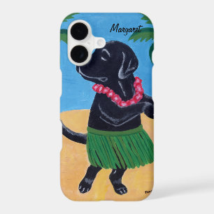 Personalized Aloha Black Labrador iPhone7 Case