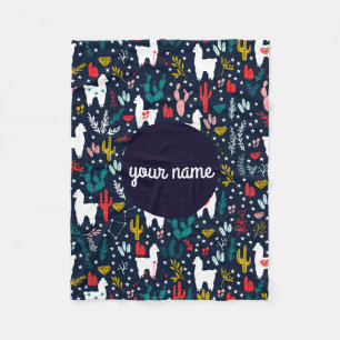 Personalized Alpaca Blanket