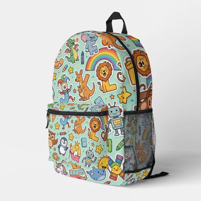 Personalized Alphaland Kids Explorer Backpack  (Back Corner Right)
