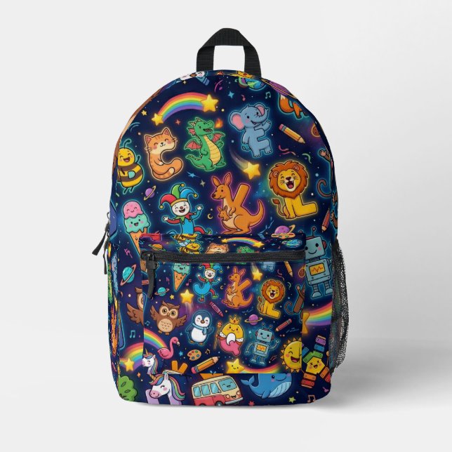 Personalized Alphaland Kids Explorer Backpack  (Front)
