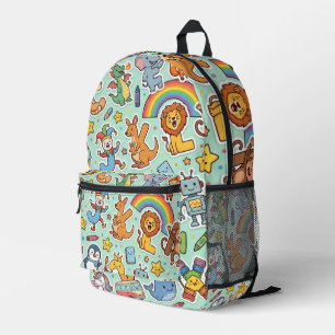 Personalized Alphaland Kids Rainbow Backpack