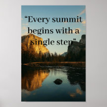 Personalized Alpine Reflection Chalkboard Print