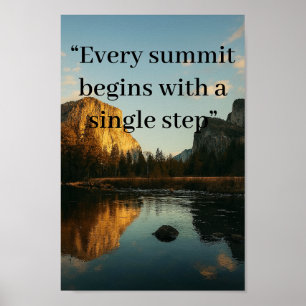 Personalized Alpine Reflection Chalkboard Print