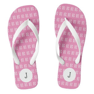 Personalized Alto Clef (White) Viola Music Flip Flops