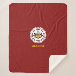 + PERSONALIZED ALUMNI Red Sherpa PMC SEAL Blanket
