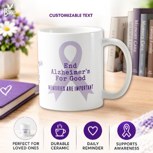 Personalized Alzheimers Awareness Support Squad Coffee Mug