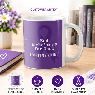 Personalized Alzheimers Awareness Supporters Coffee Mug
