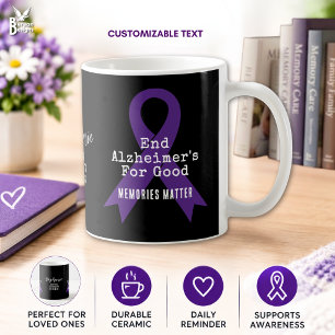 Personalized Alzheimers Awareness Supporters Coffee Mug