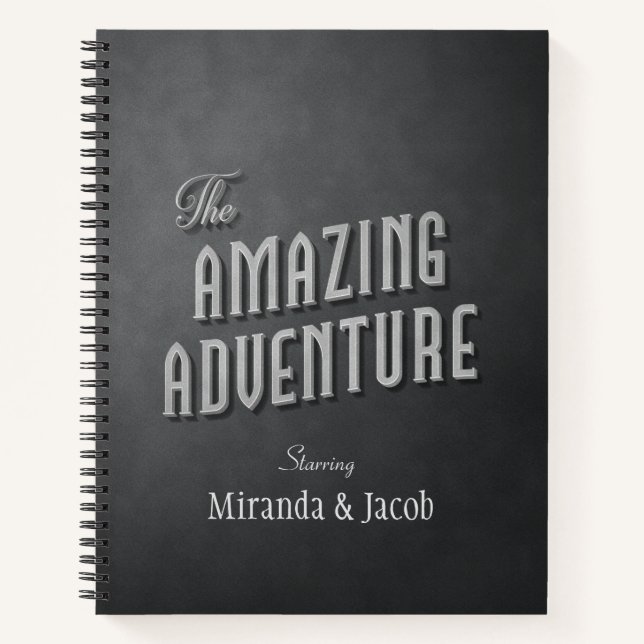 Personalized Amazing Adventure Travel Journal (Front)