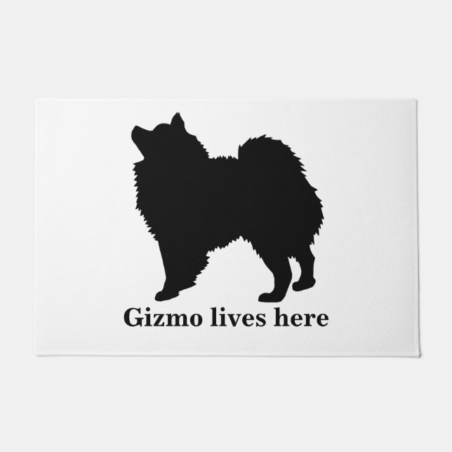 Personalized American Eskimo Doormat (Front)