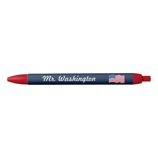 Personalized American Flag Pens Gift (Front)