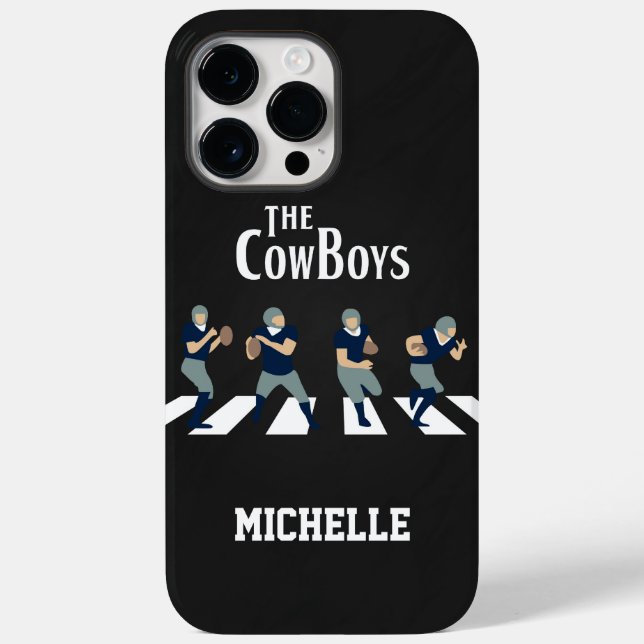 Personalized American Football Team Cowboys Case-Mate iPhone Case (Back)