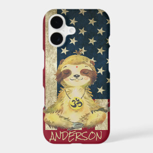 Personalized American Peace Sloth