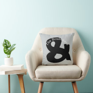 Personalized Ampersand Pillow